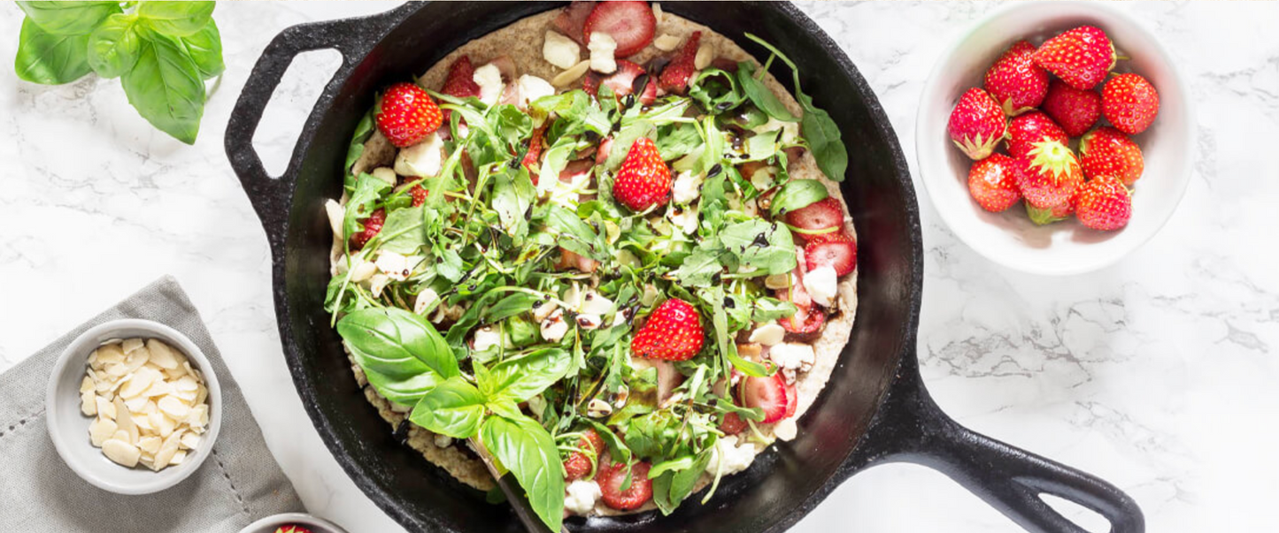 Bacon and Strawberry Pizza