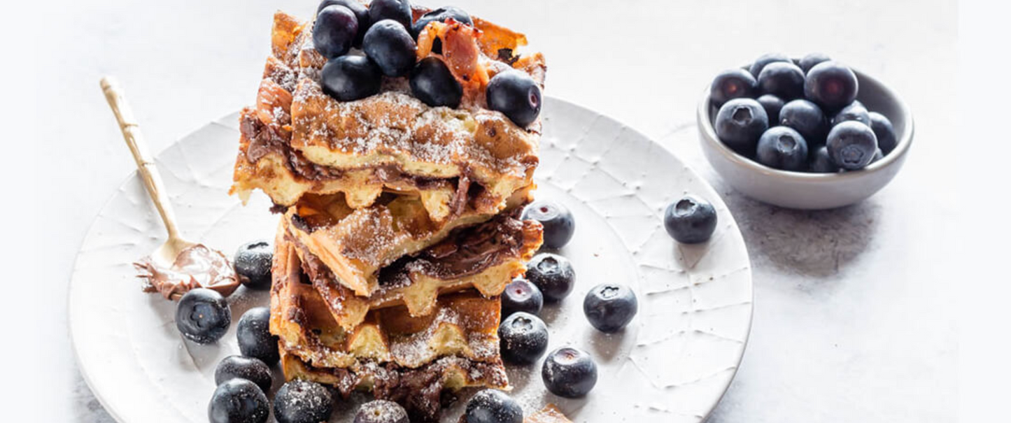 Spoilt Pig Bacon and Nutella Stuffed Waffles