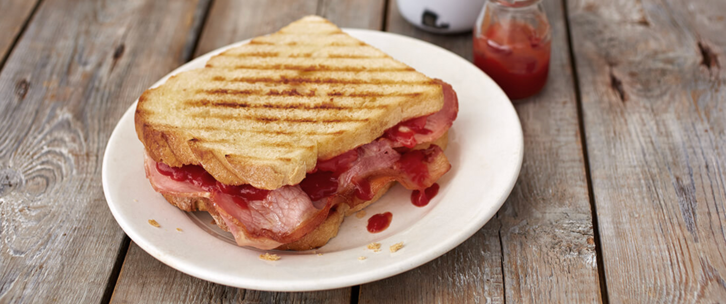 The Spoilt Pig ultimate bacon sandwich