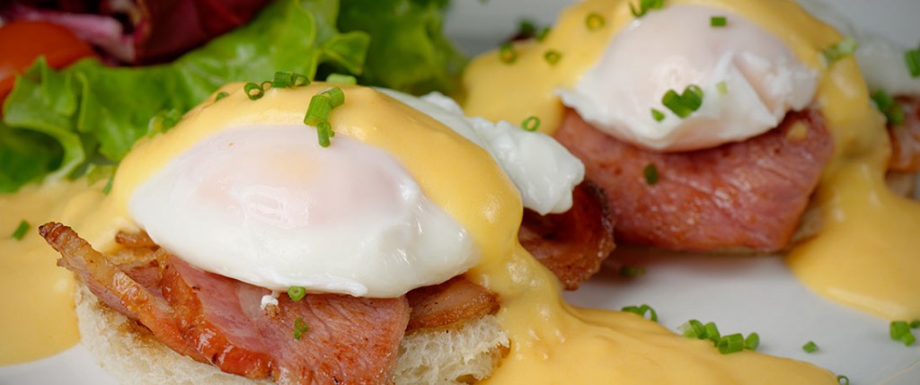 Eggs Benedict With Bacon Recipe | Tasty Bacon Ideas | Spoiltpig