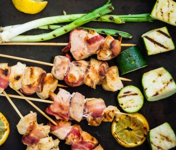 spoiltpig - Bacon recipe - Chicken Bacon Skewers